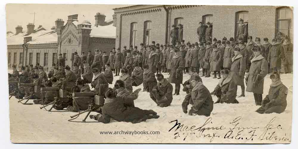 khabn001.jpg - Machine Gun Section, 27th Infantry, AEF, Siberia