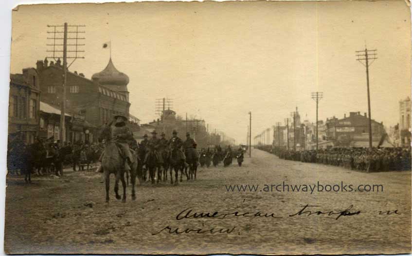 khabn051.jpg - American Troops in Review [LTC Charles H. Morrow Riding at Head of Column]